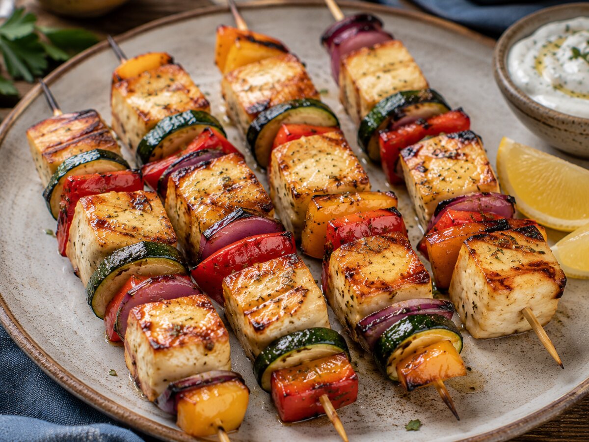 Halloumi Skewers