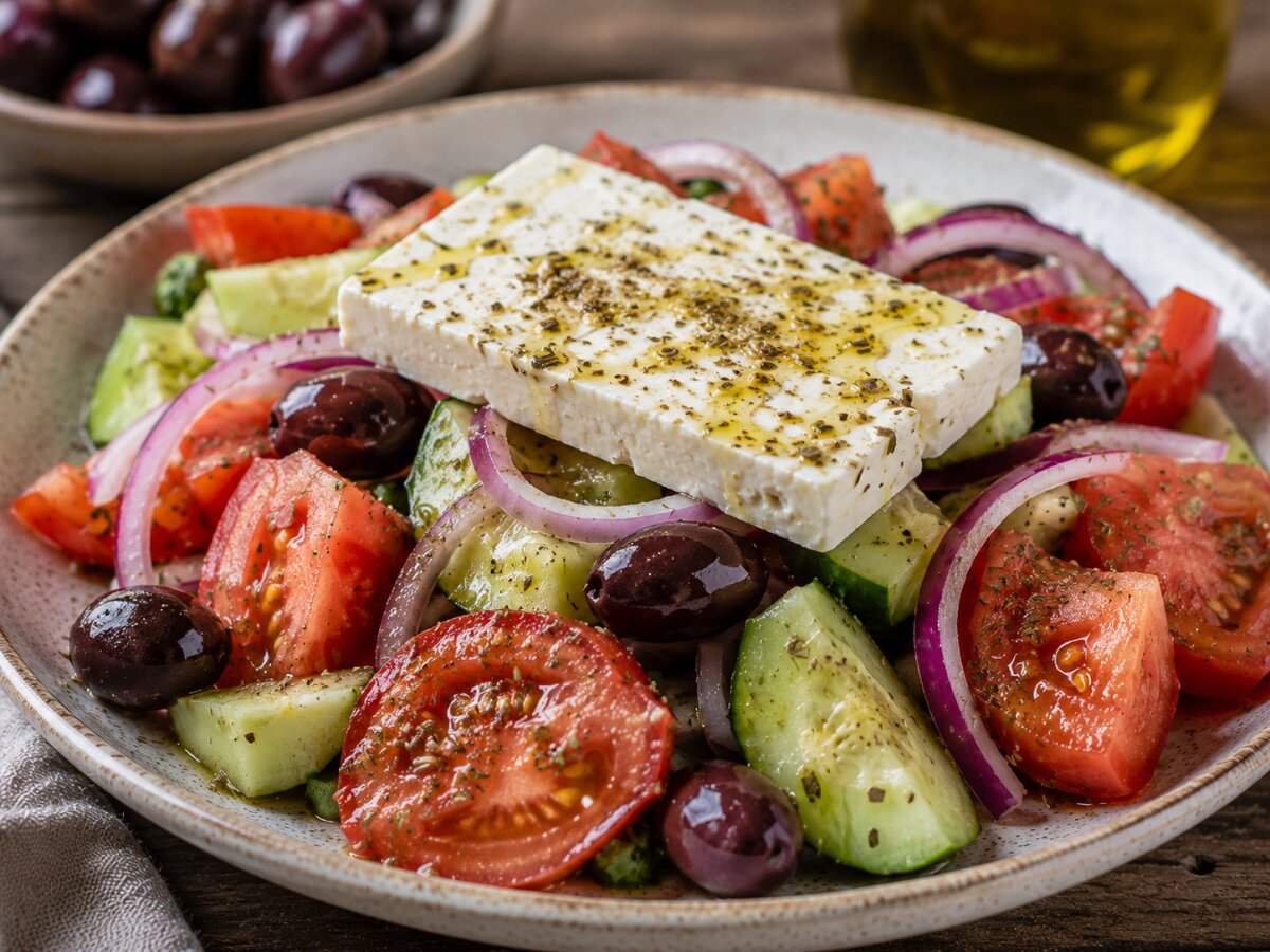 Traditional Greek Salad (Horiatiki)